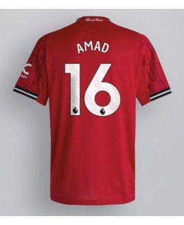 Günstige Manchester United Amad Diallo #16 Heimtrikot 2025-26 Kurzarm
